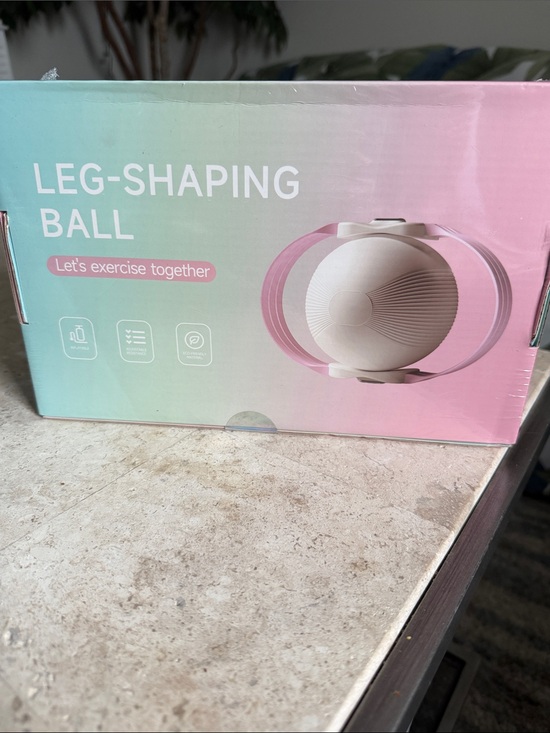 Other - Leg-Shaping Exercise Ball • Pink & Mint Packaging